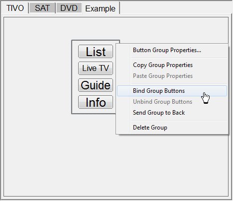 Binding buttons to a group box