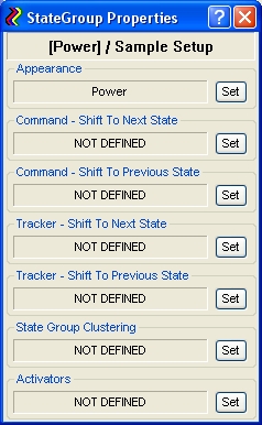 StateGroup properties page