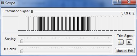 Scope image of a bad signal